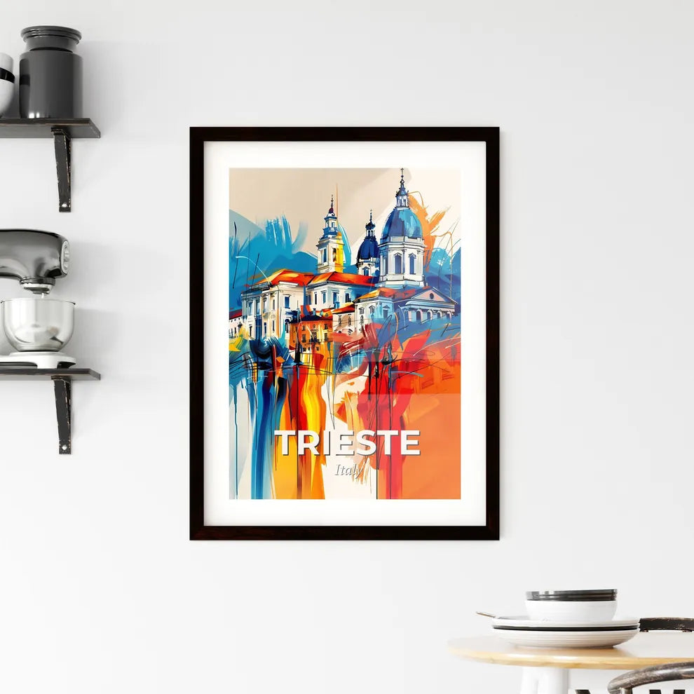 Vibrant Trieste , Italy Framed Print