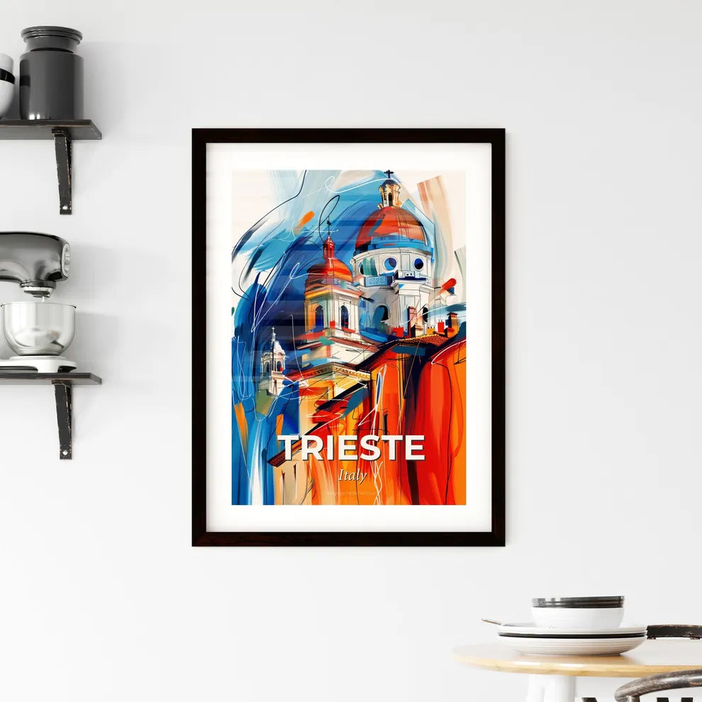 Vibrant Trieste , Italy Framed Print