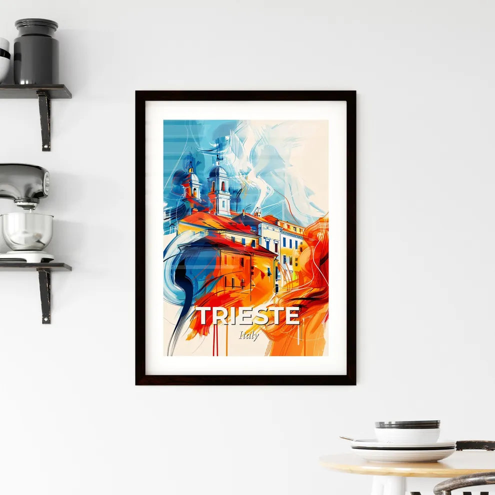 Vibrant Trieste , Italy Framed Print