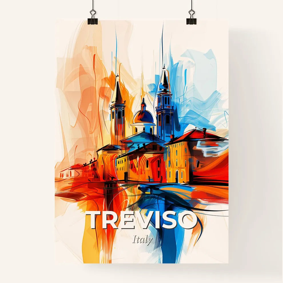 Vibrant Treviso, Italy Poster