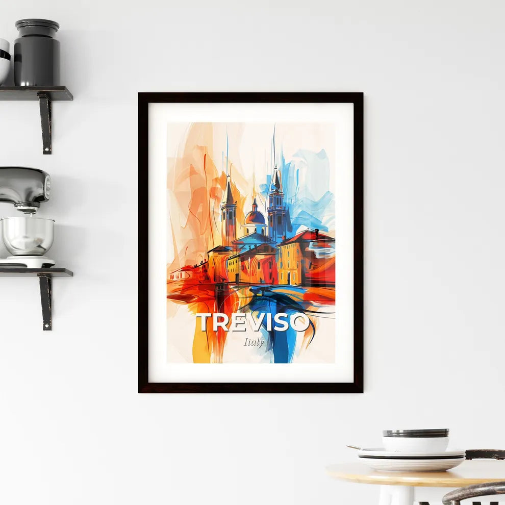 Vibrant Treviso, Italy Framed Print