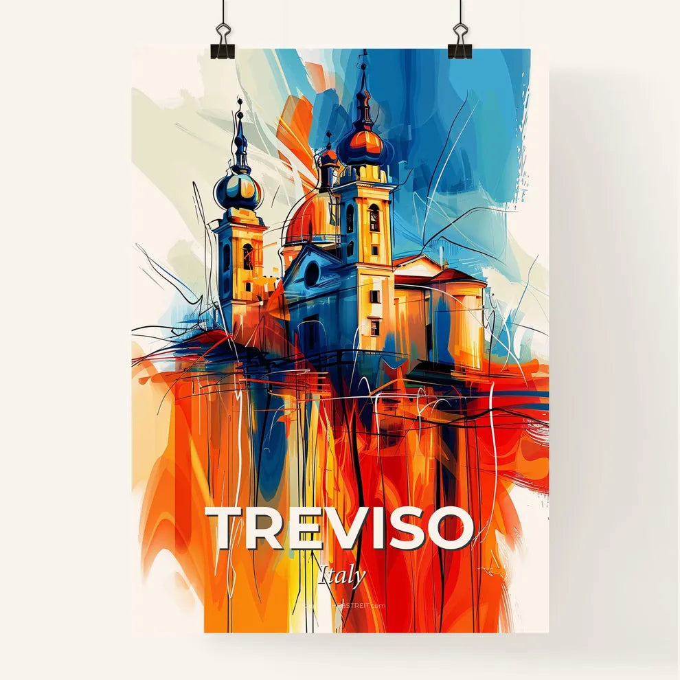 Vibrant Treviso, Italy Poster