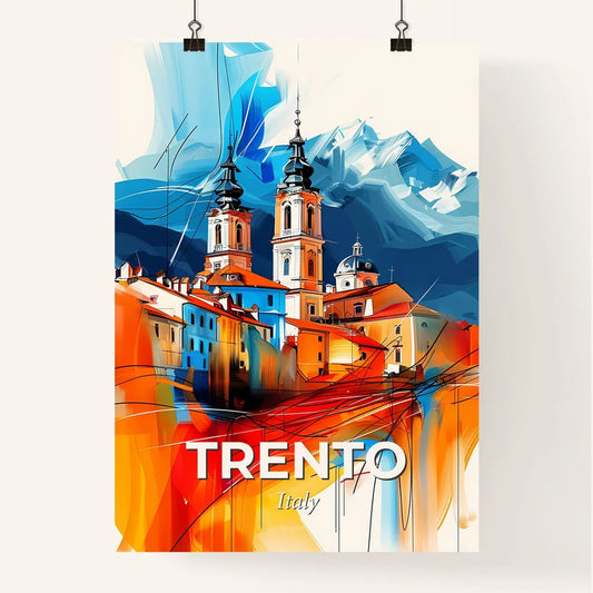 Vibrant Trento, Italy Poster