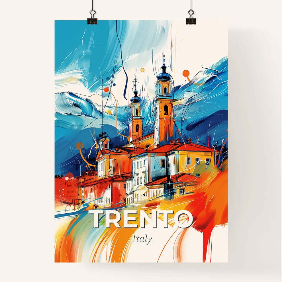 Vibrant Trento, Italy Poster