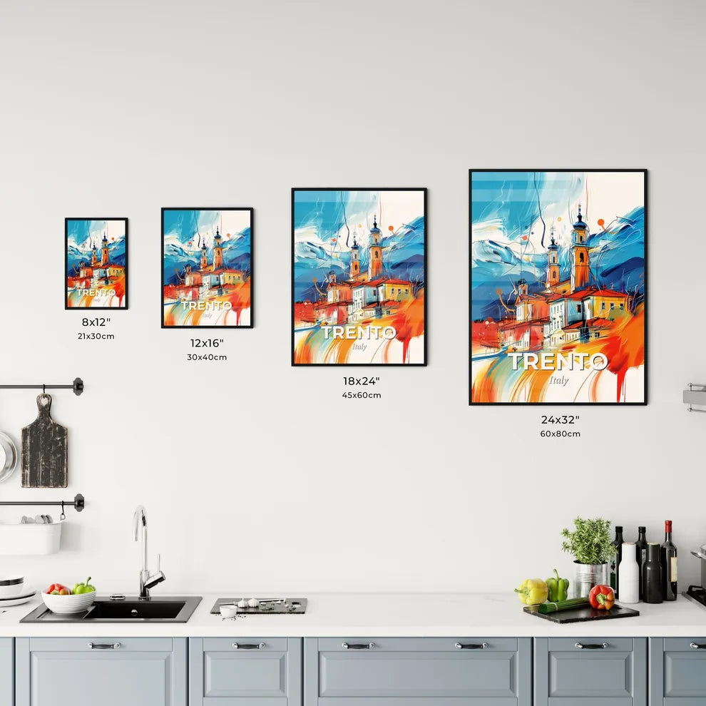 Vibrant Trento, Italy Kitchen Art