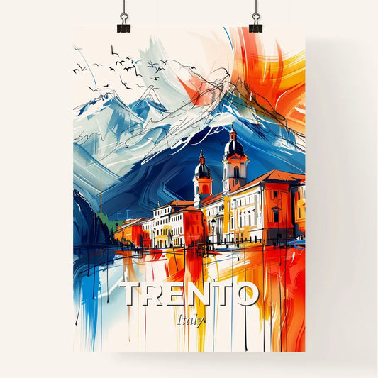 Vibrant Trento, Italy Poster