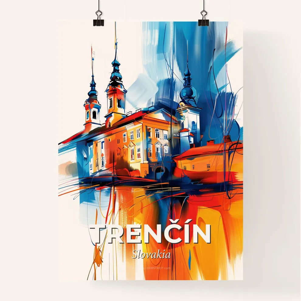Vibrant Trenčín, Slovakia Poster