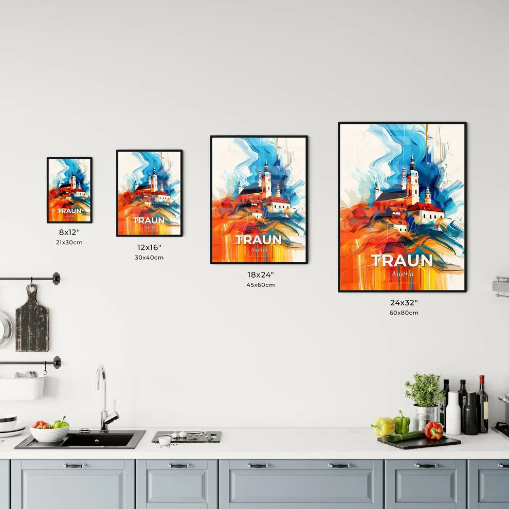 Vibrant Traun, Austria Kitchen Art