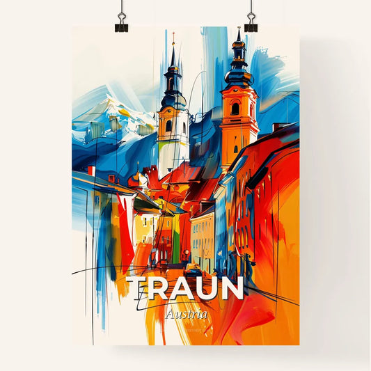 Vibrant Traun, Austria Poster