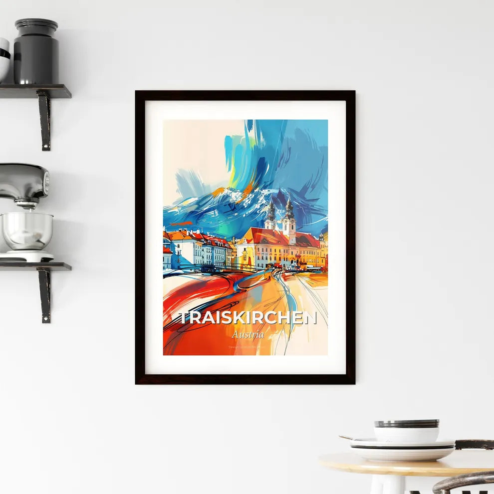 Vibrant Traiskirchen, Austria Framed Print