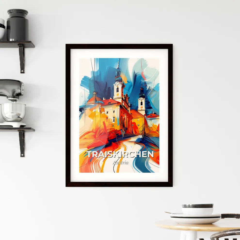 Vibrant Traiskirchen, Austria Framed Print