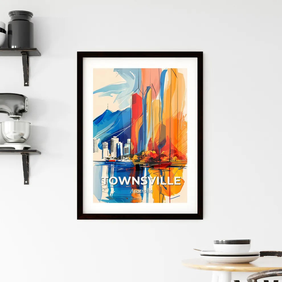 Vibrant Townsville, Australia Framed Print