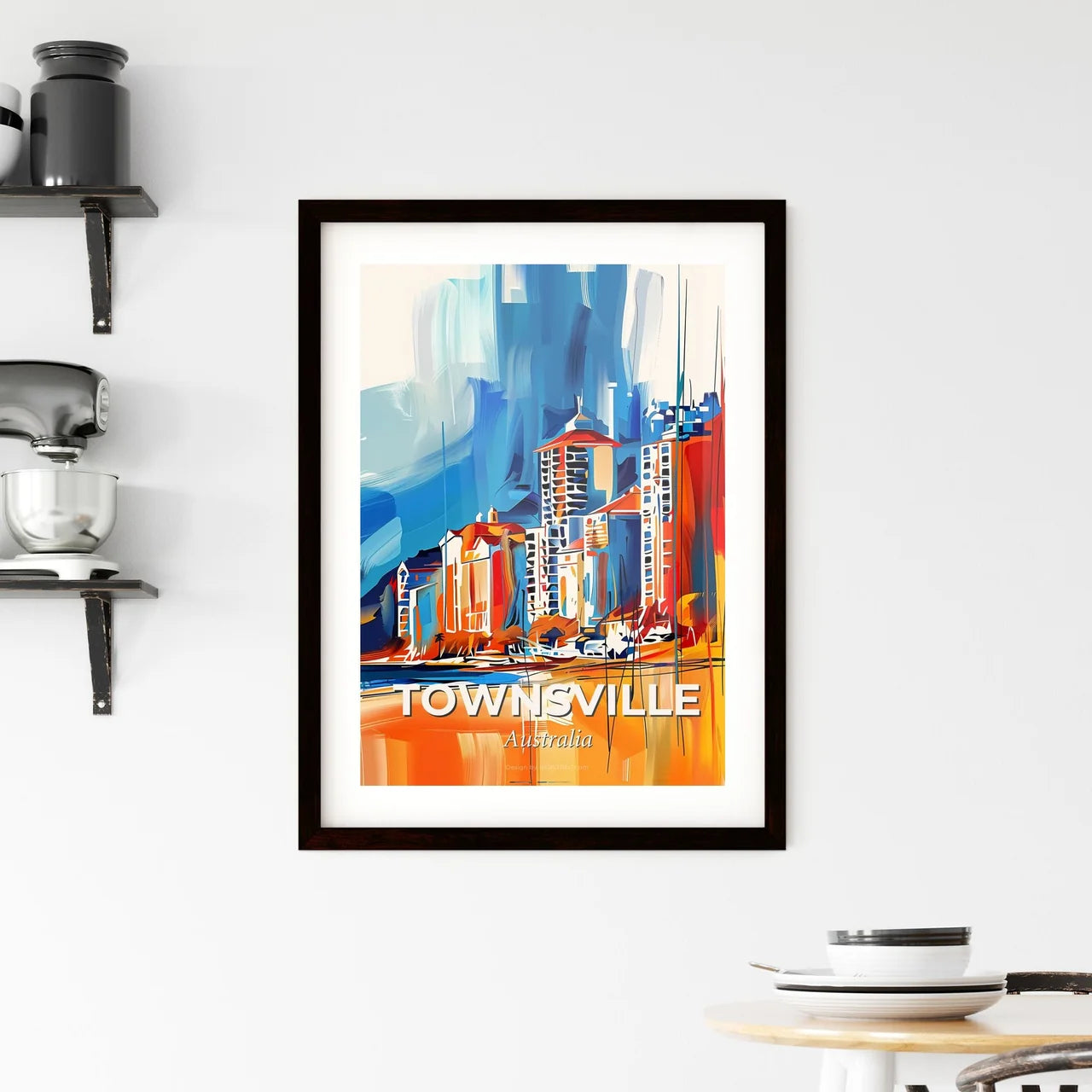 Vibrant Townsville, Australia Framed Print