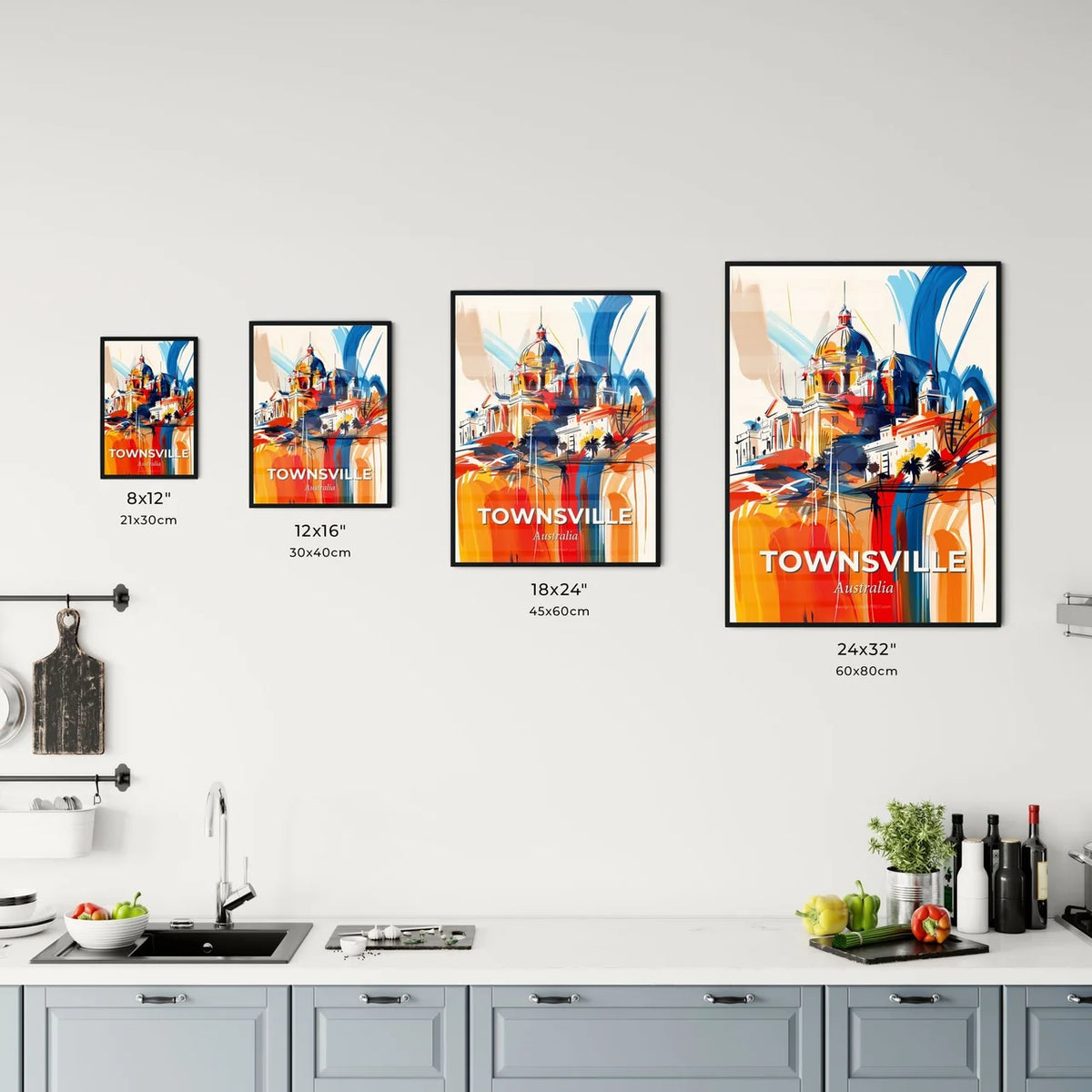 Vibrant Townsville, Australia Kitchen Art
