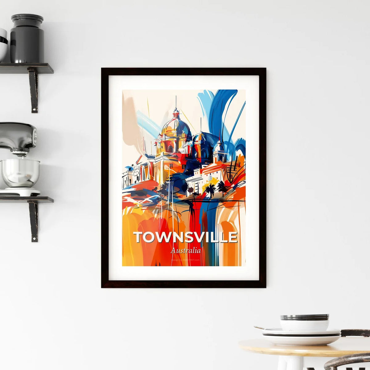 Vibrant Townsville, Australia Framed Print
