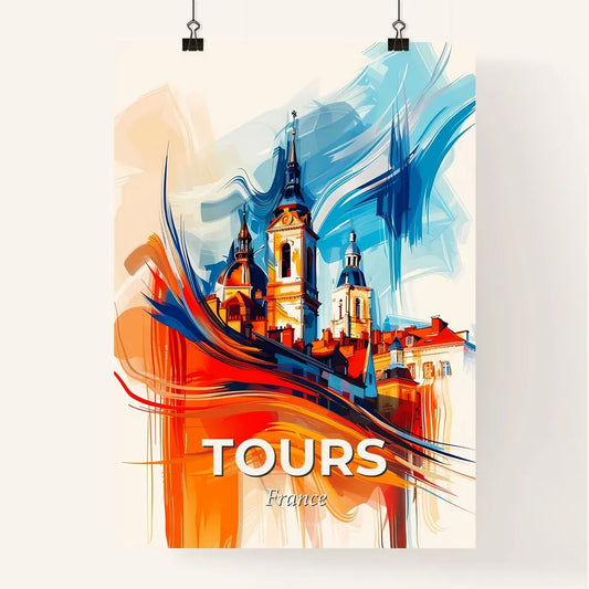 Vibrant Tours, France Poster