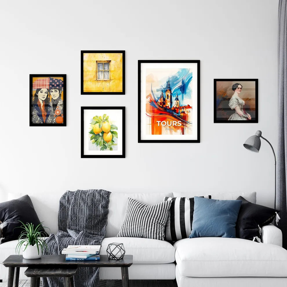 Vibrant Tours, France Wall Art Collection