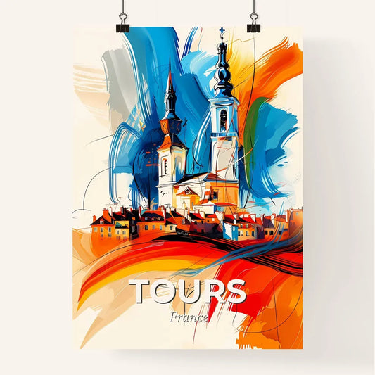 Vibrant Tours, France Poster