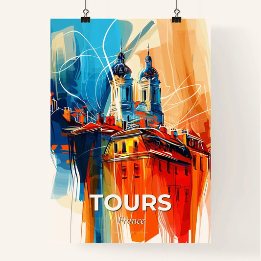 Vibrant Tours, France Poster