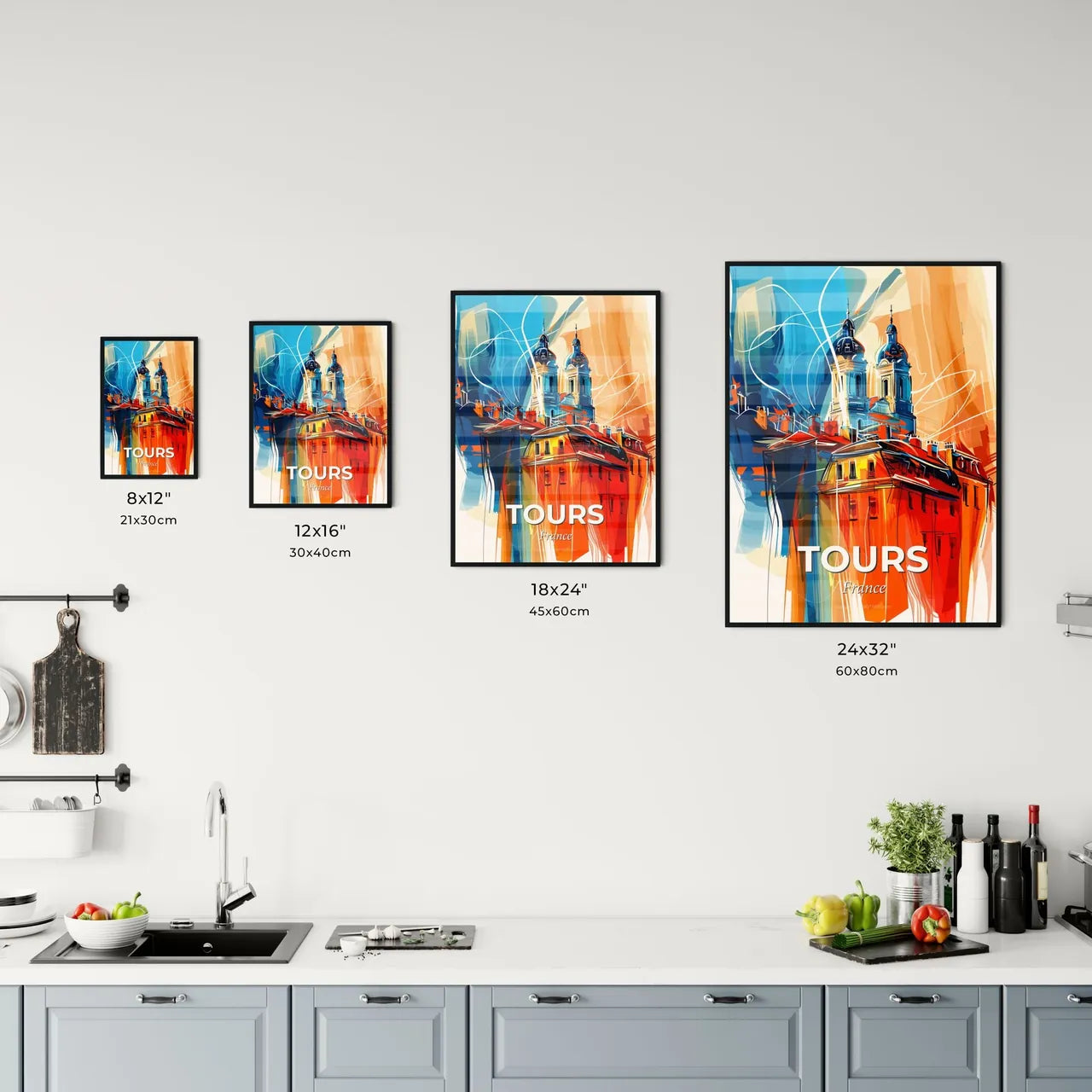 Vibrant Tours, France Kitchen Art