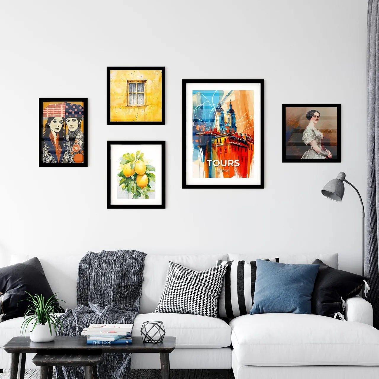 Vibrant Tours, France Wall Art Collection
