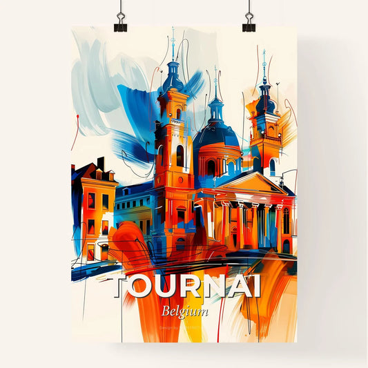 Vibrant Tournai , Belgium Poster