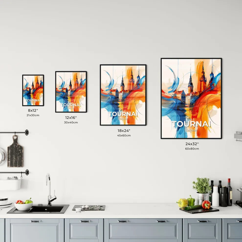 Vibrant Tournai , Belgium Kitchen Art