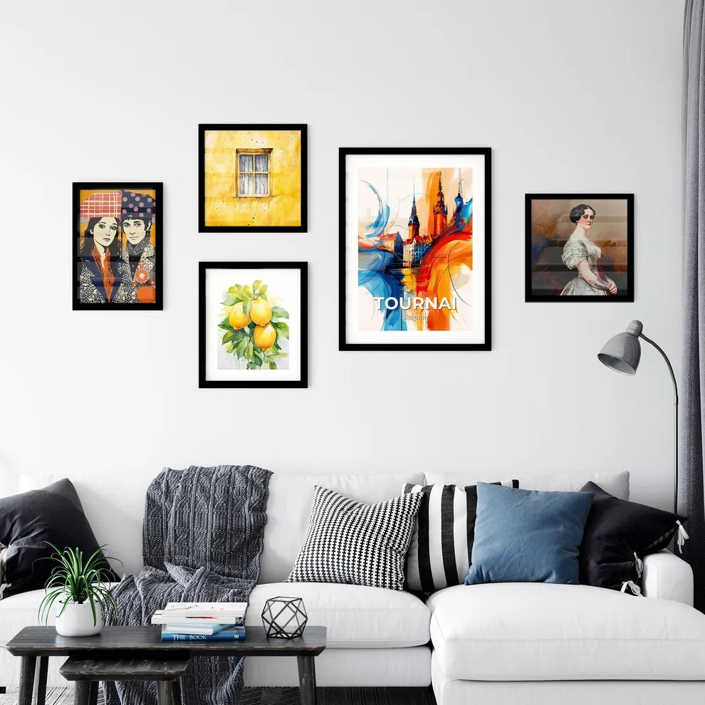 Vibrant Tournai , Belgium Wall Art Collection