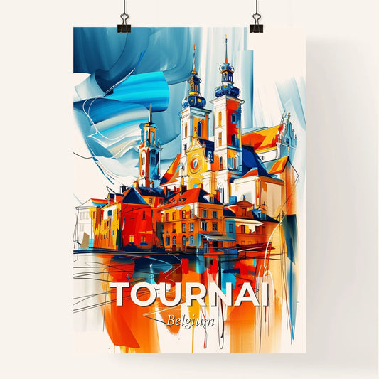 Vibrant Tournai , Belgium Poster