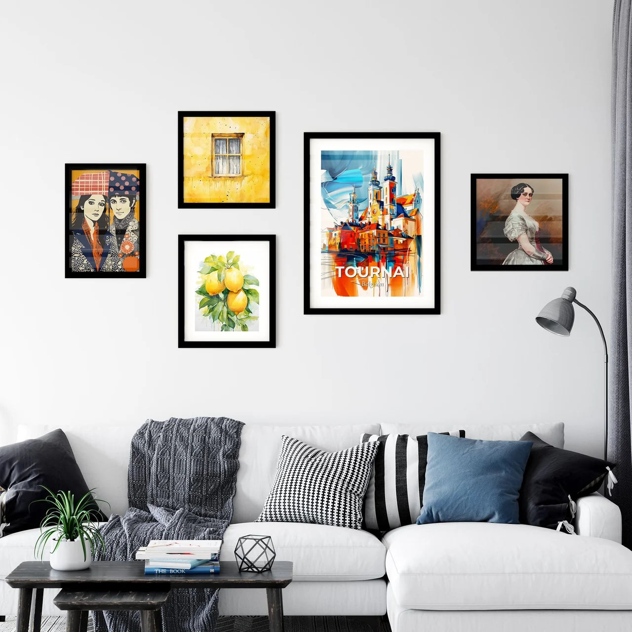 Vibrant Tournai , Belgium Wall Art Collection