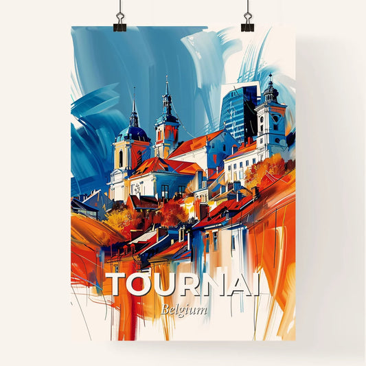 Vibrant Tournai , Belgium Poster