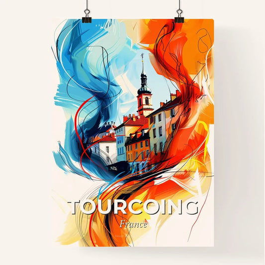 Vibrant Tourcoing, France Poster