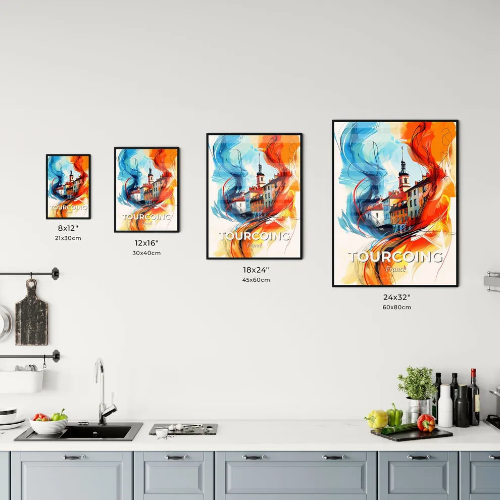 Vibrant Tourcoing, France Kitchen Art