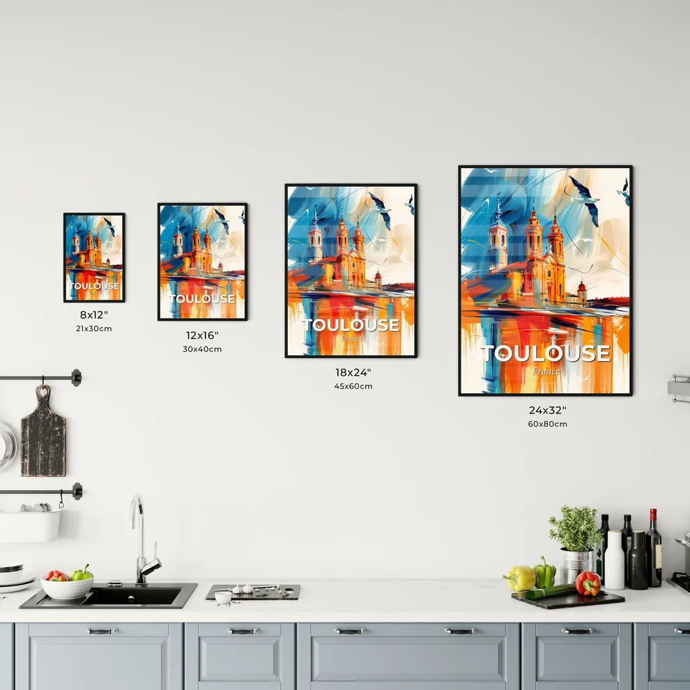 Vibrant Toulouse, France Kitchen Art
