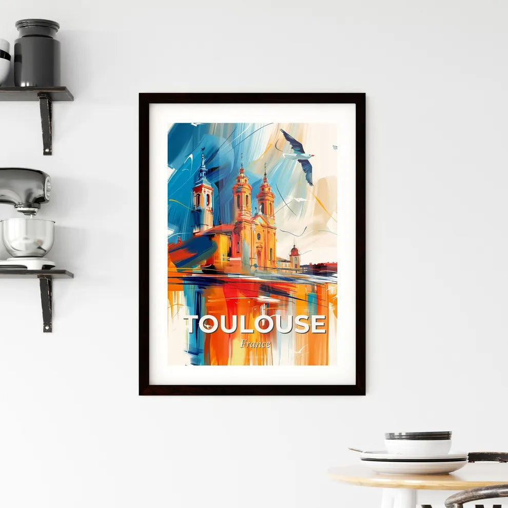 Vibrant Toulouse, France Framed Print