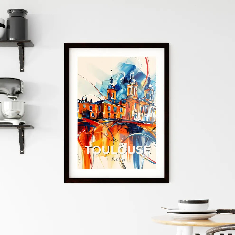 Vibrant Toulouse, France Framed Print