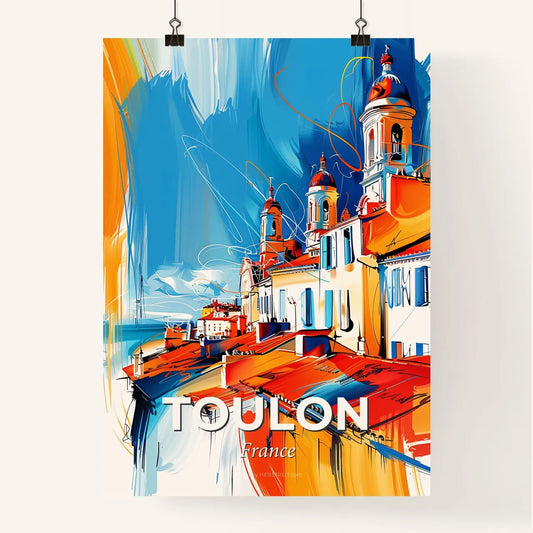 Vibrant Toulon, France Poster