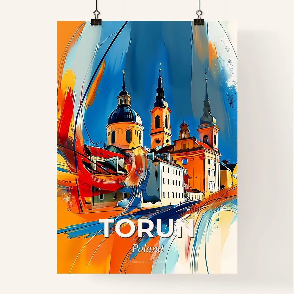 Vibrant Toruń, Poland Poster