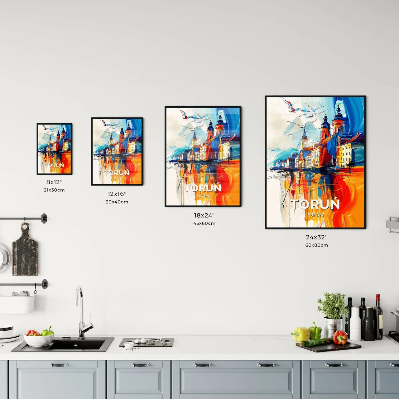 Vibrant Toruń, Poland Kitchen Art