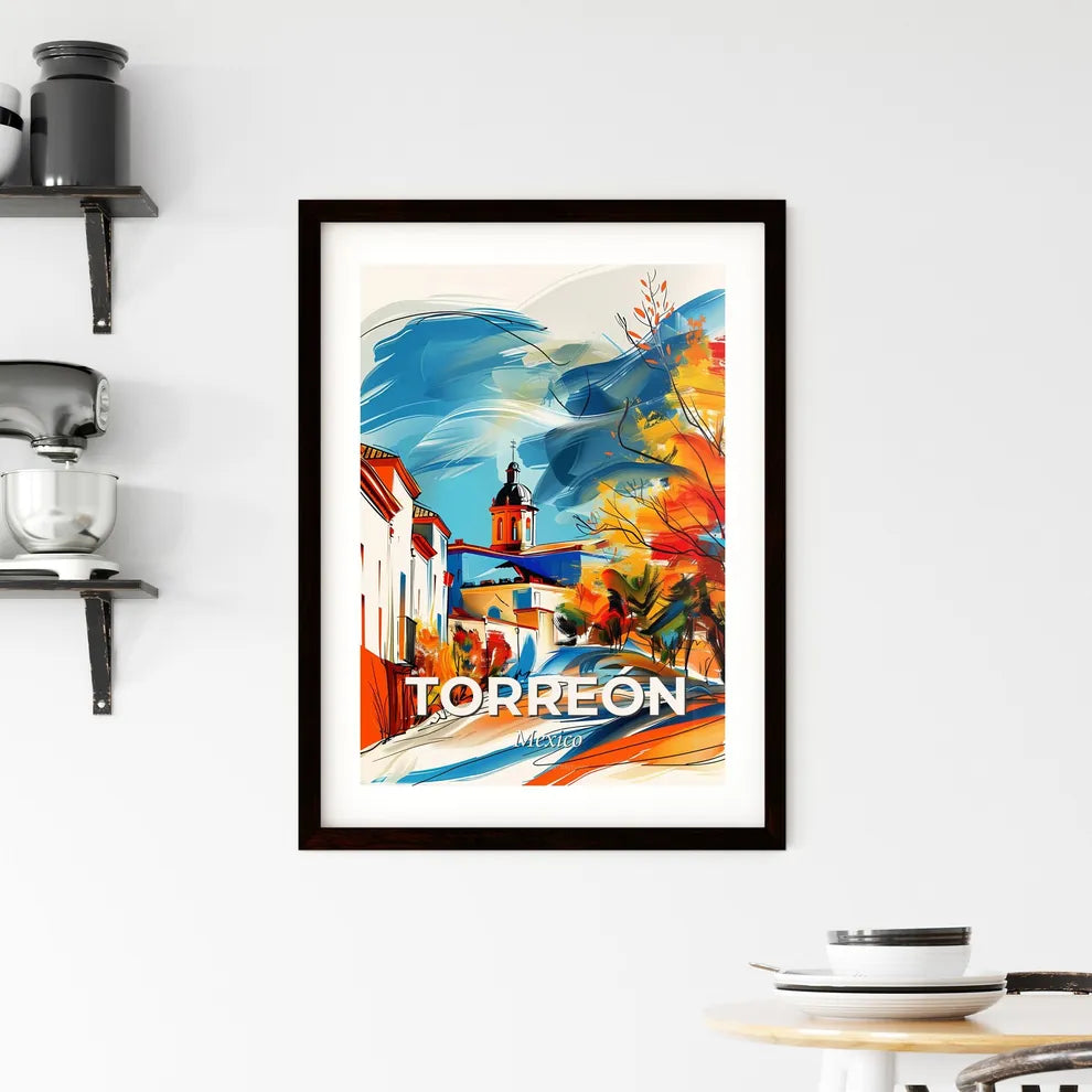 Vibrant Torreón, Mexico Framed Print