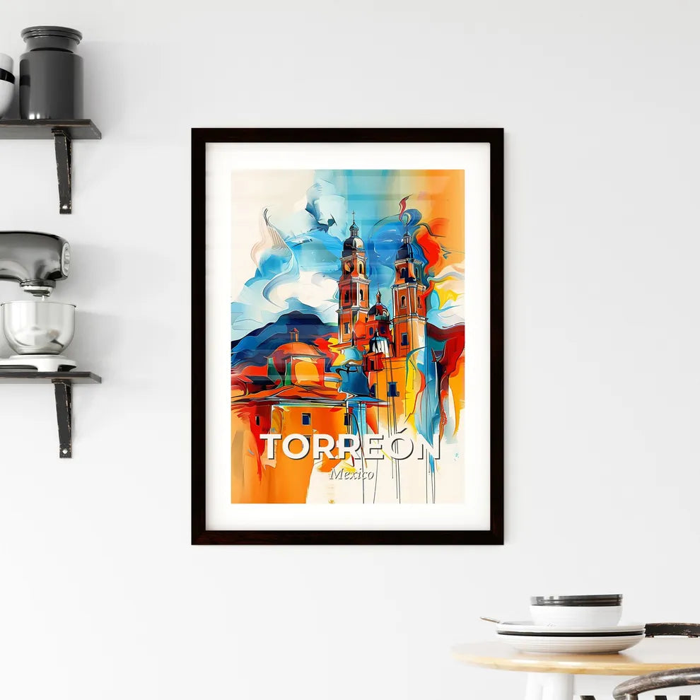 Vibrant Torreón, Mexico Framed Print