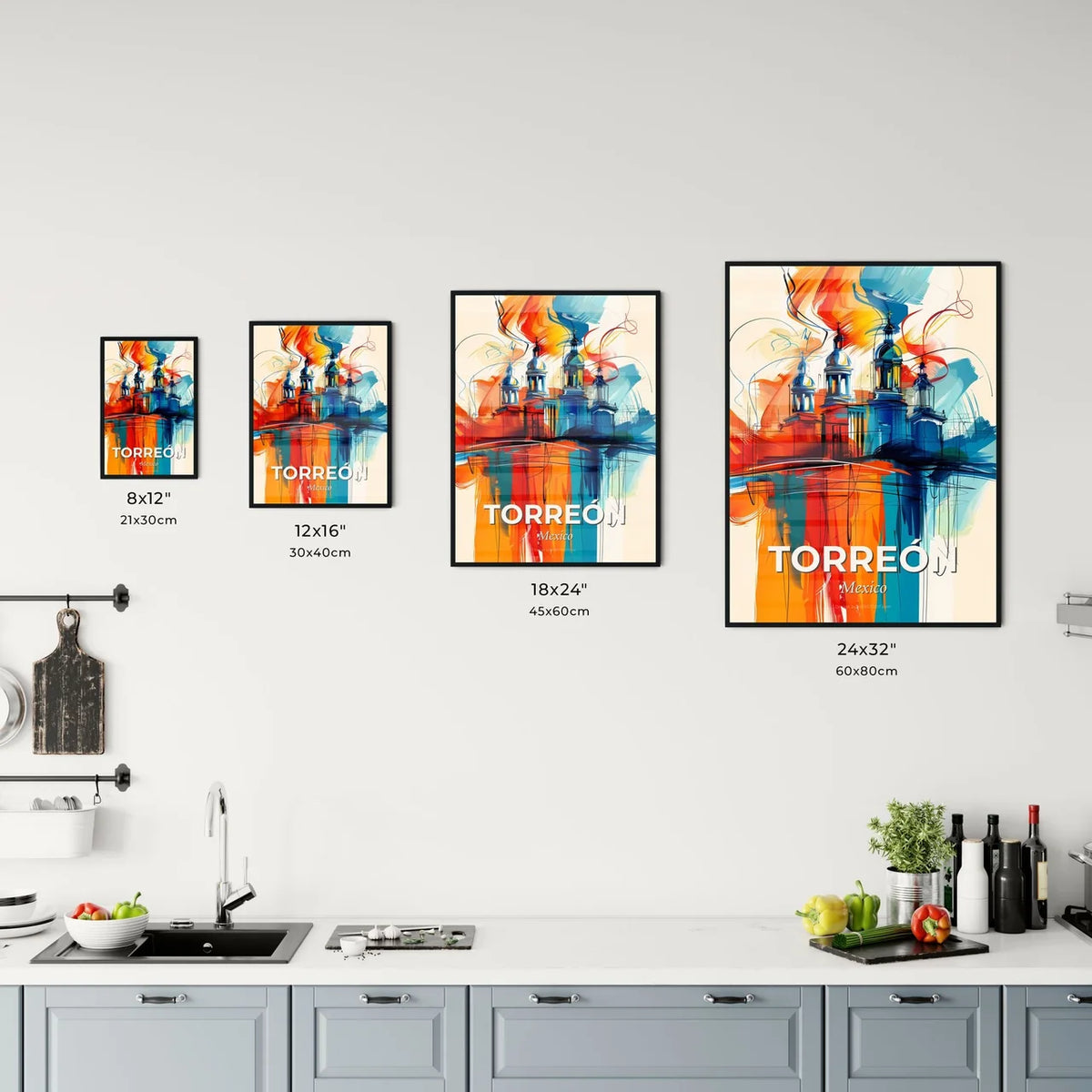 Vibrant Torreón, Mexico Kitchen Art