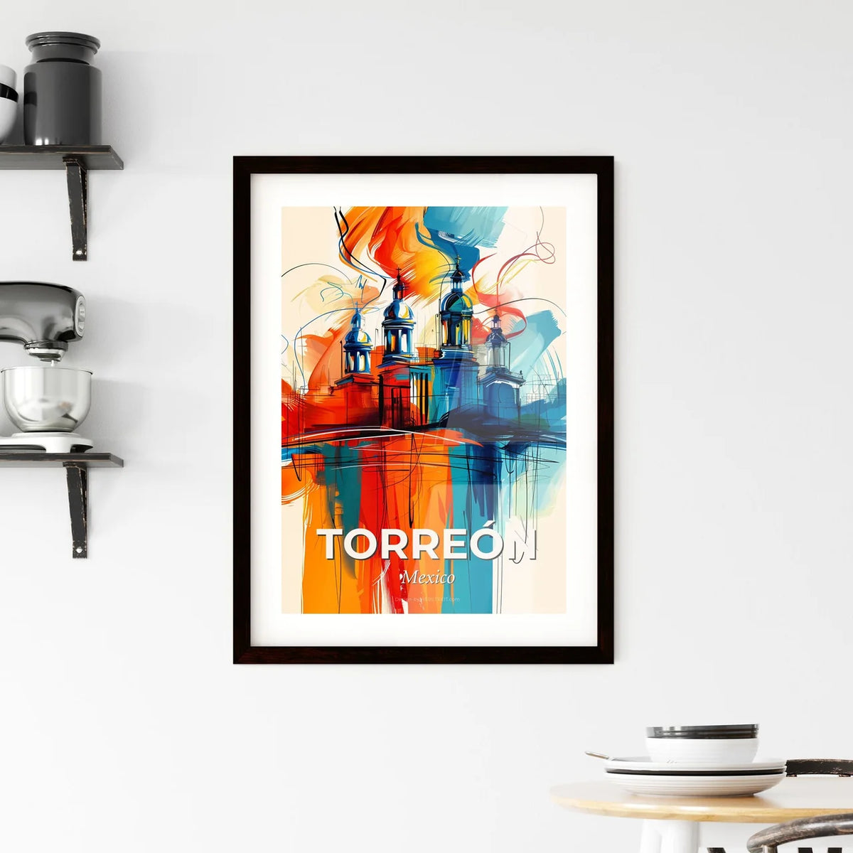 Vibrant Torreón, Mexico Framed Print