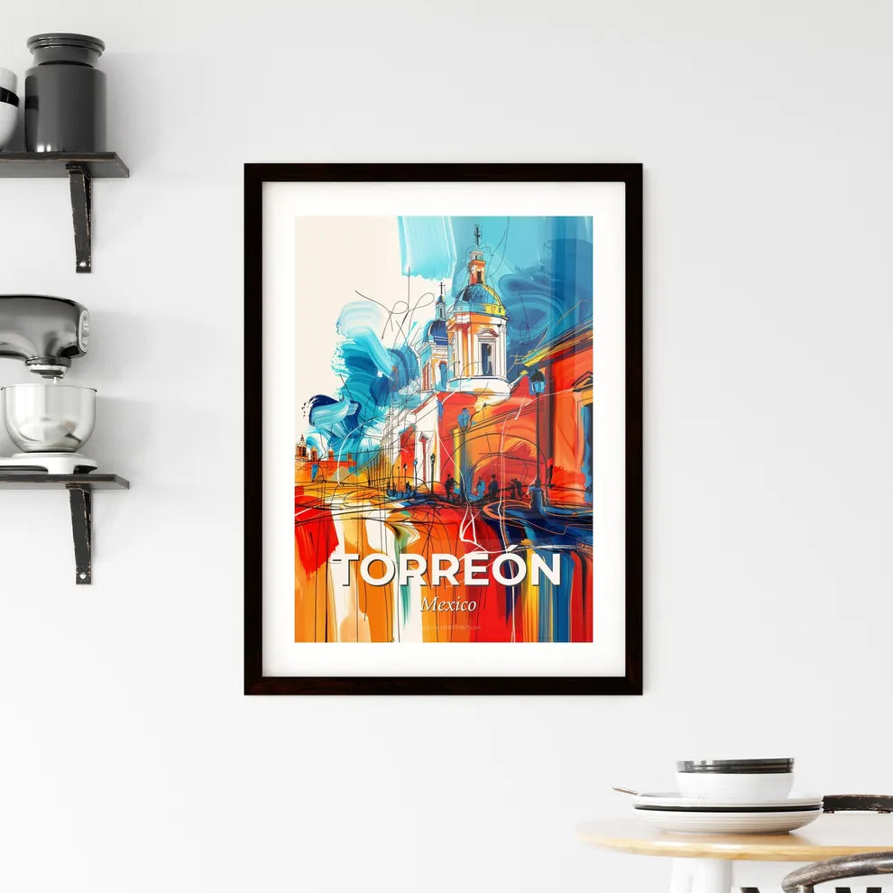 Vibrant Torreón, Mexico Framed Print