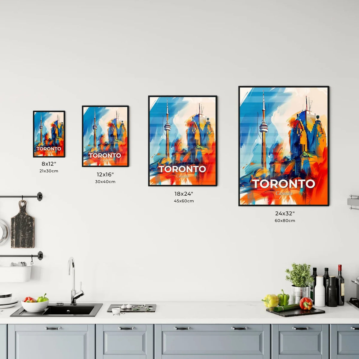 Vibrant Toronto, Canada Kitchen Art