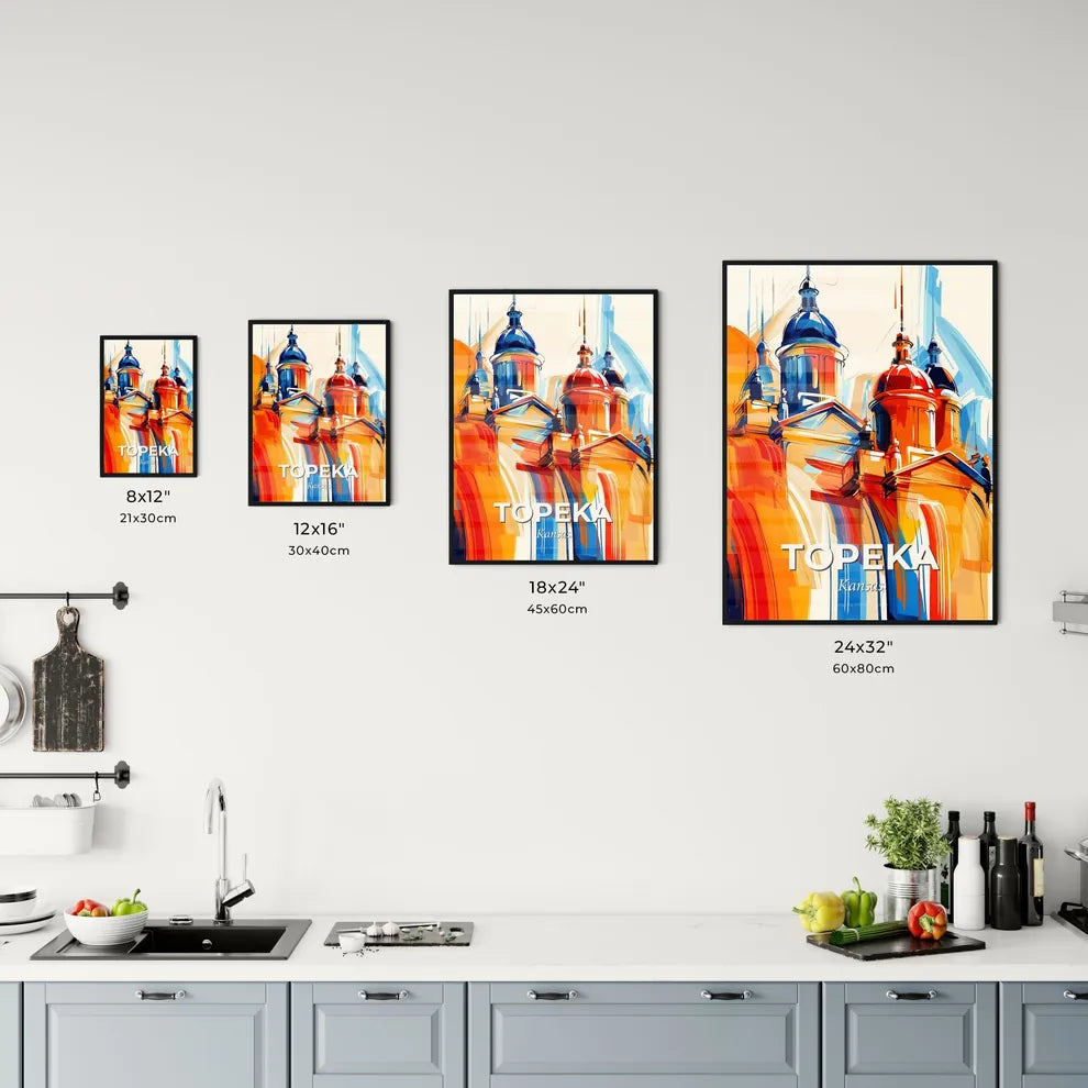Vibrant Topeka, Kansas Kitchen Art