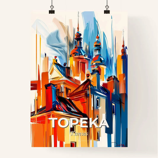 Vibrant Topeka, Kansas Poster