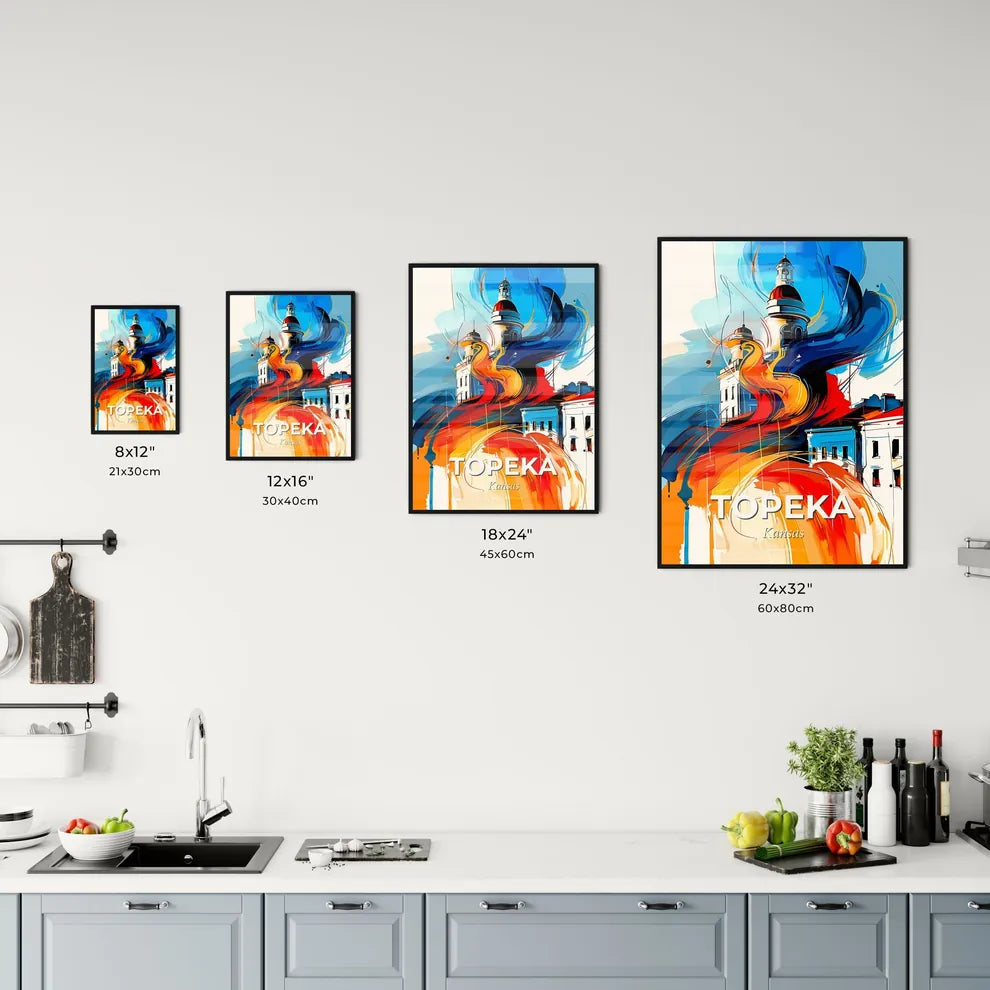 Vibrant Topeka, Kansas Kitchen Art