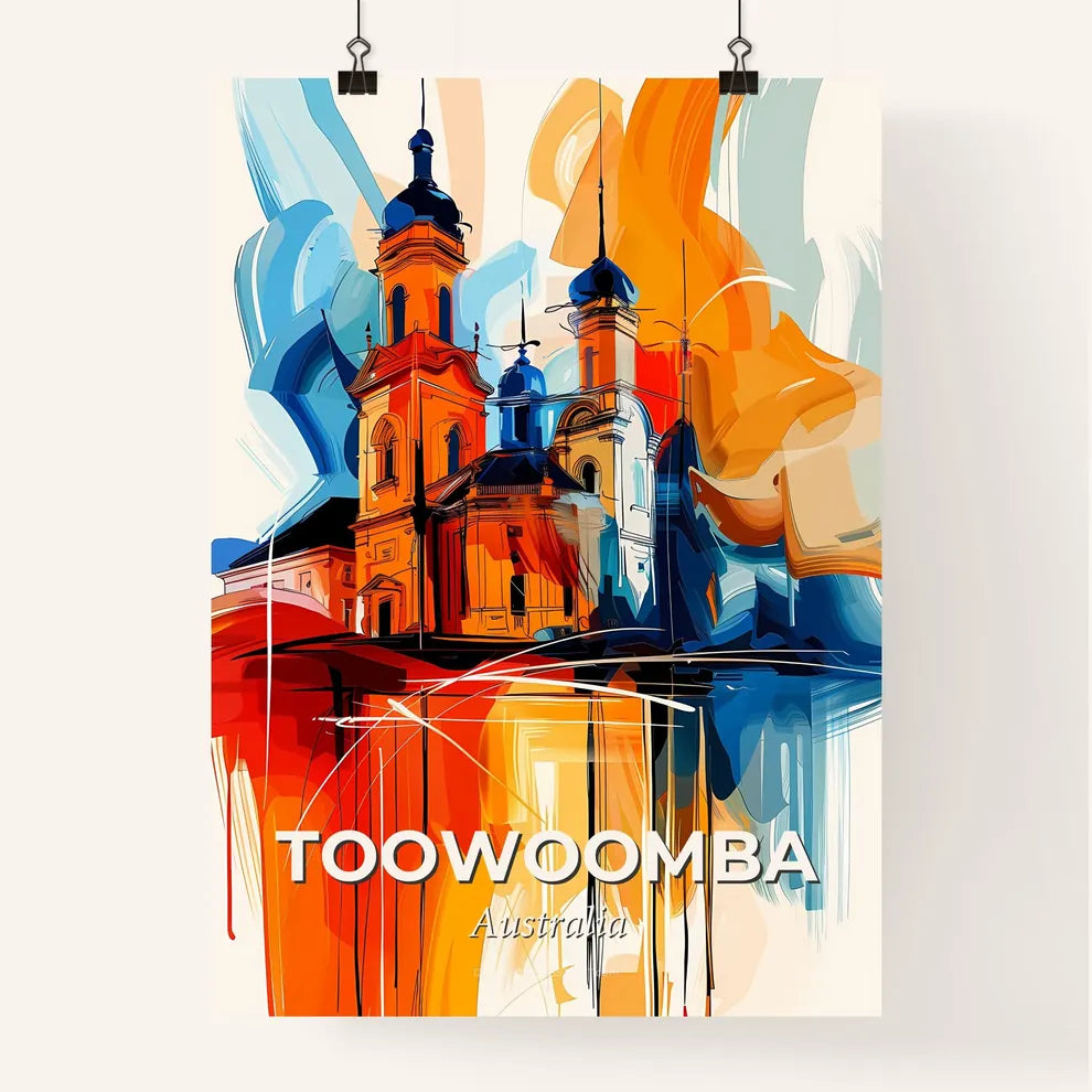 Vibrant Toowoomba, Australia Poster