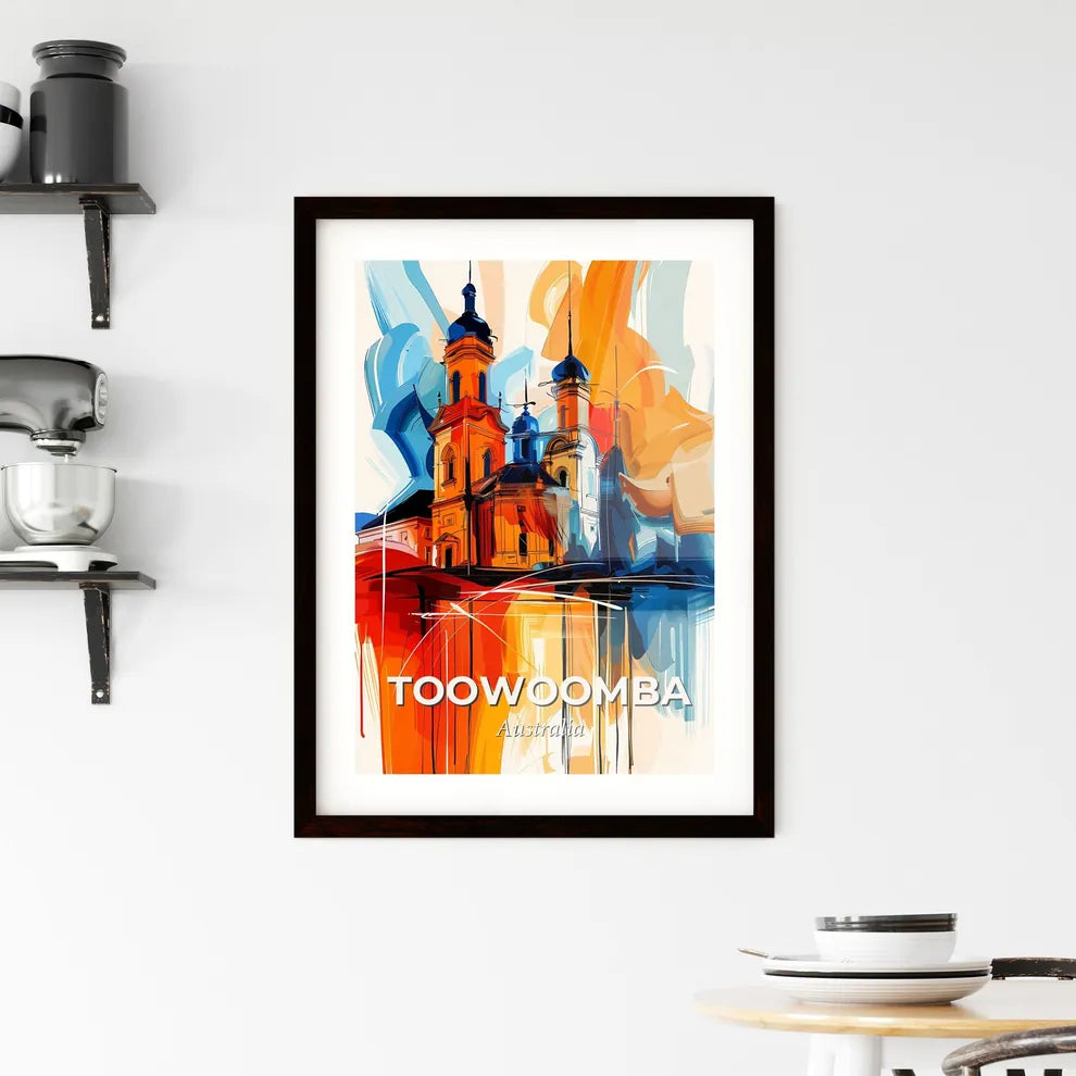 Vibrant Toowoomba, Australia Framed Print
